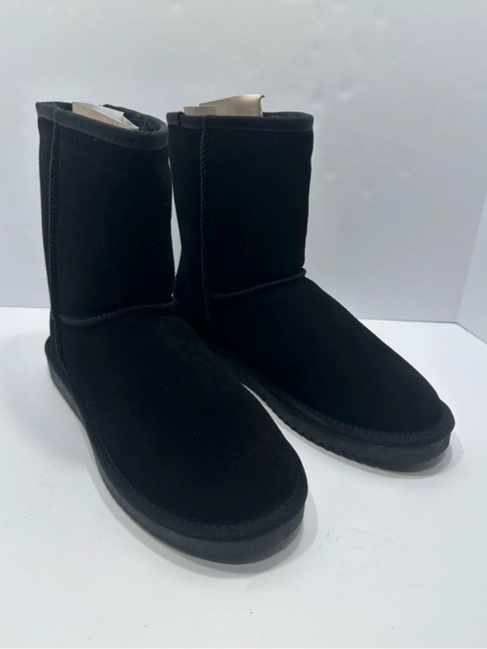 Dream Pairs Black Faux Suede Shortie Women’s Winter Boots Size 9 NIB